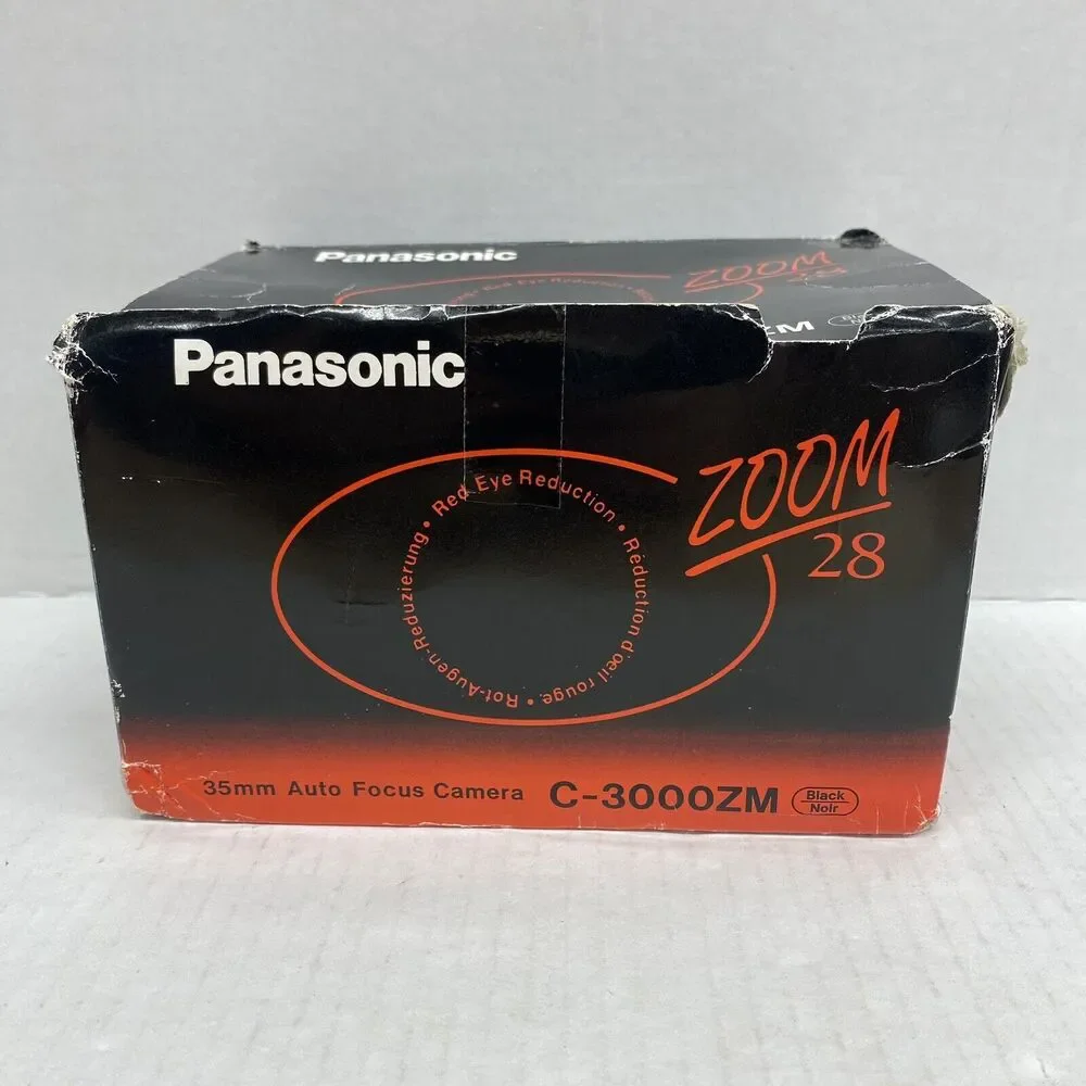 Panasonic C-3000ZM Zoom 28 Camera 35 mm Compact Camera Vintage - Not Tested